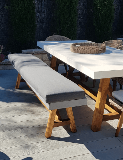 Diningconcrete ottomansandbenches benches dining concrete bench image 1 Diningconcrete ottomansandbenches benches dining concrete bench image 1 outdoor furniture for australian sun