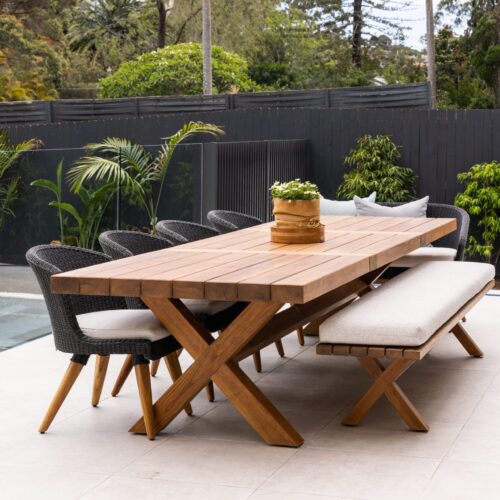 Outdoor Heritage Teak Dining Table Rectangle