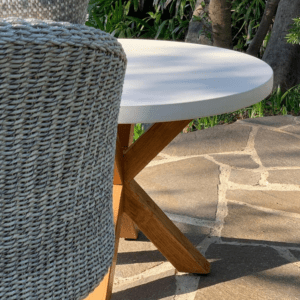 Outdoor concrete coffee table customise to size how to clean outdoor wicker