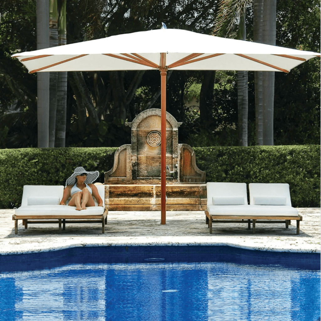 Outdoor parasols Outdoor parasols
