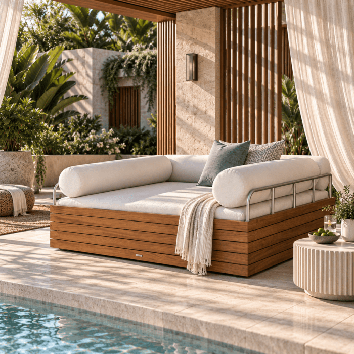 Poolside Daybed with Storage - 1