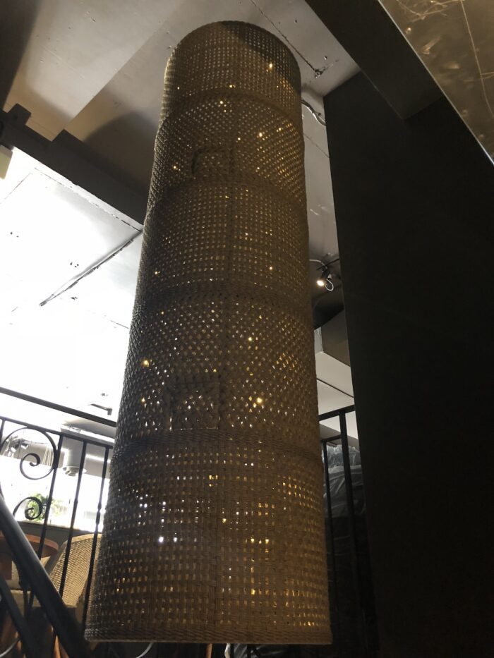Tunnel outdoor lampshade