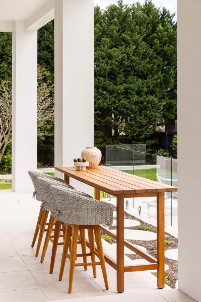 Wicker Outdoor Bar Stool - 2