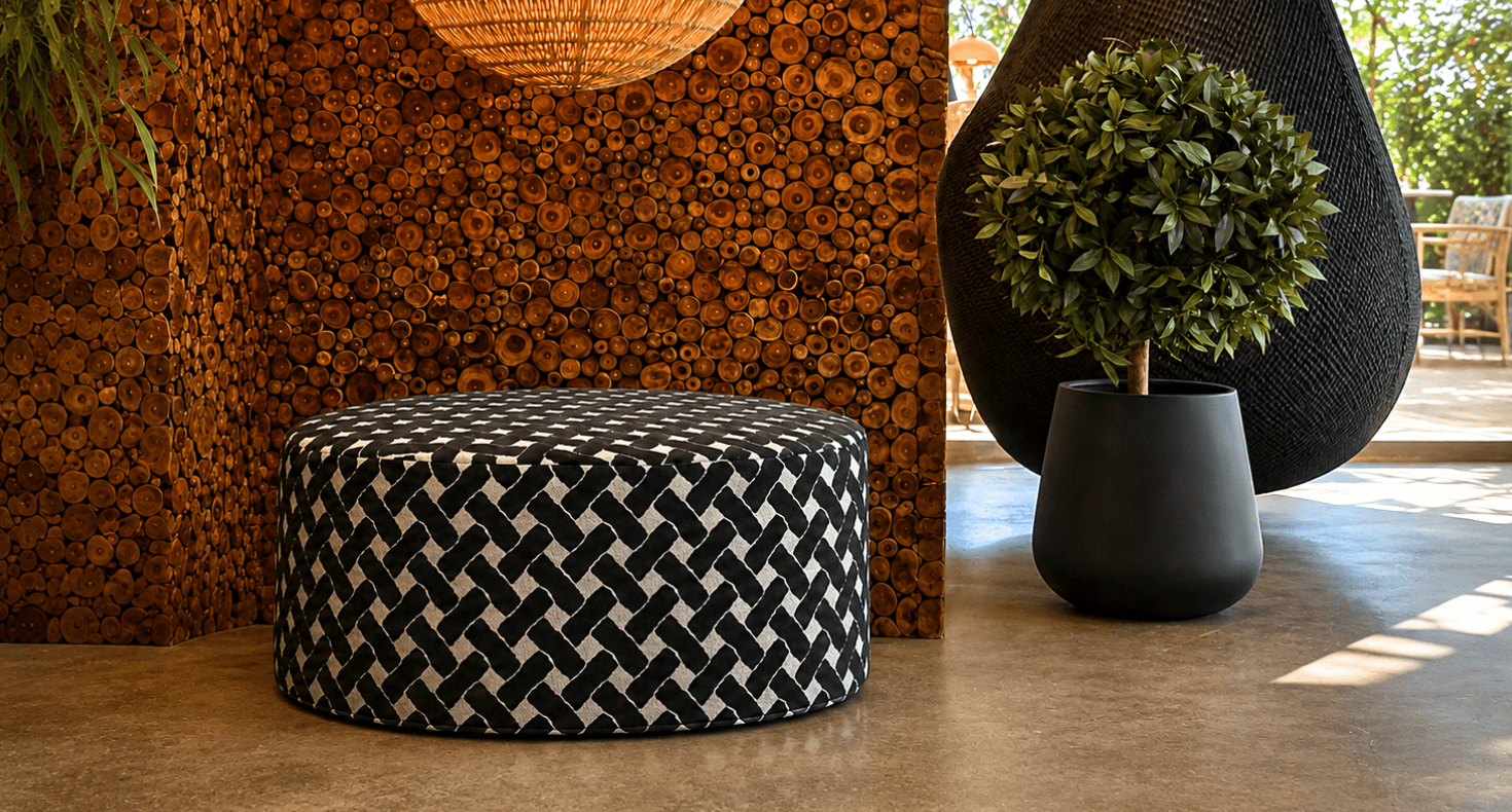 New outdoor ottoman