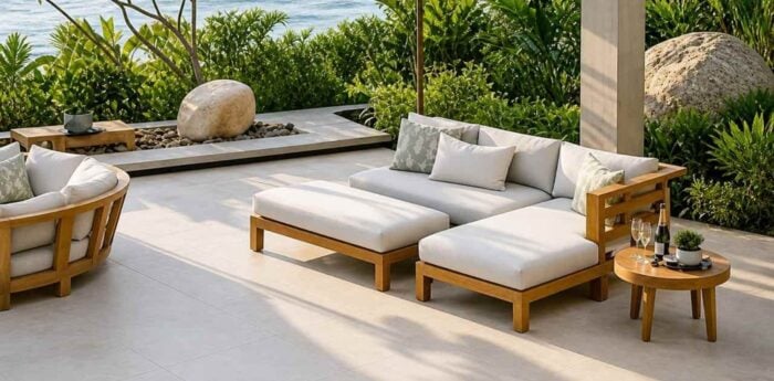 Outdoor Teak Daybed - 2