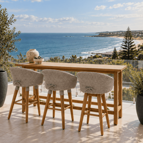 Wicker Outdoor Bar Stool