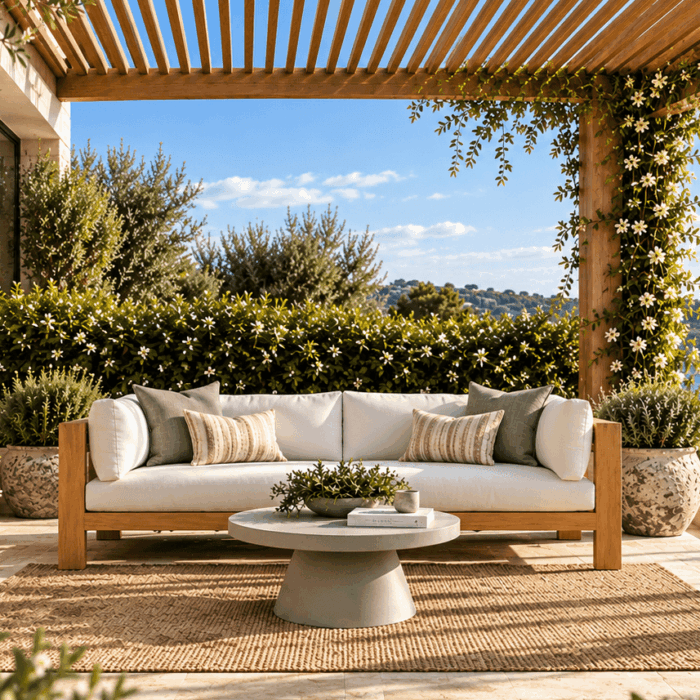 Teak Outdoor Sofa - 1