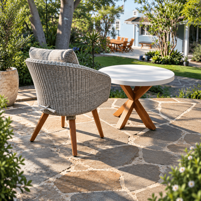Outdoor Large Dining Chair Tub Style - 1