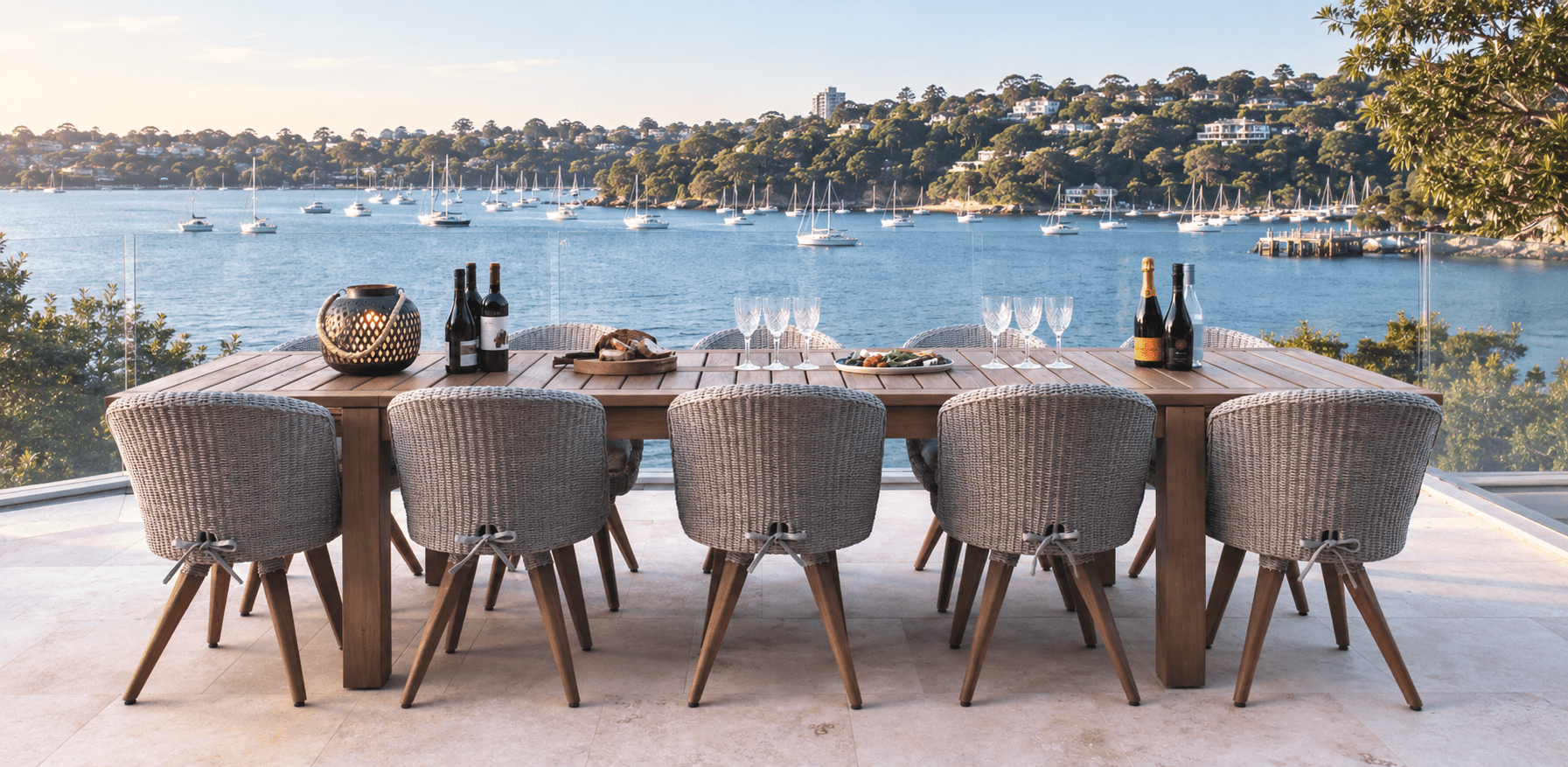 Outdoor dining extension table