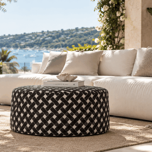 Outdoor Round Ottoman