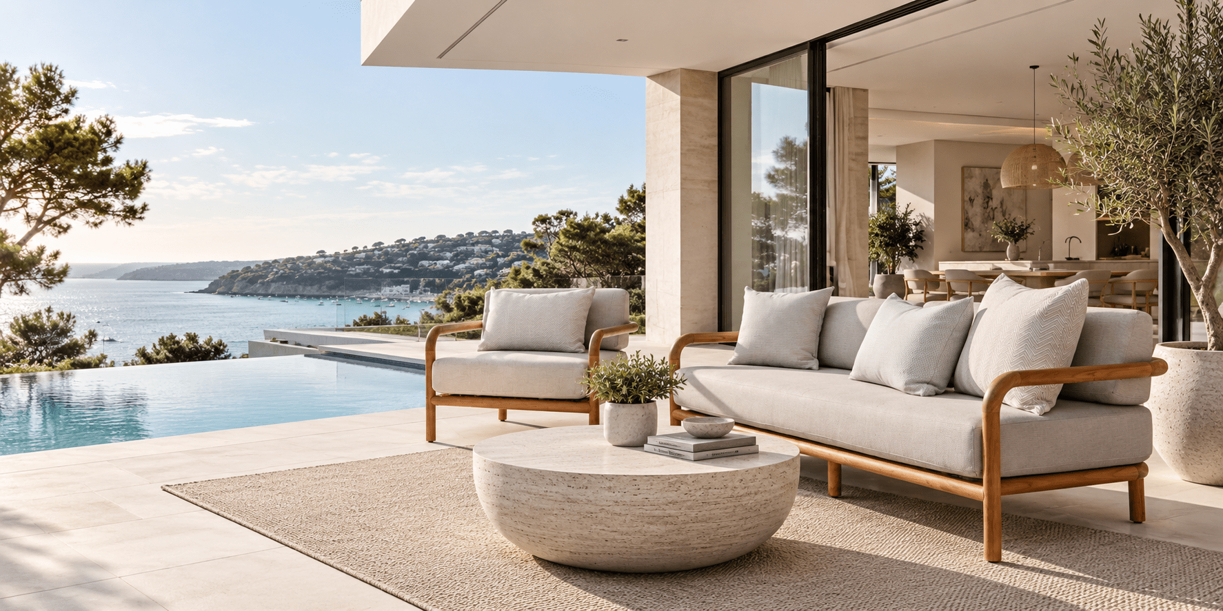 Outdoor furniture teak contemporary