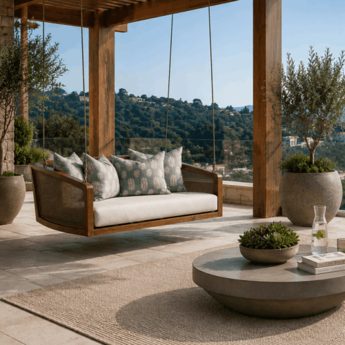 Luxury Hanging Lounge Outdoors