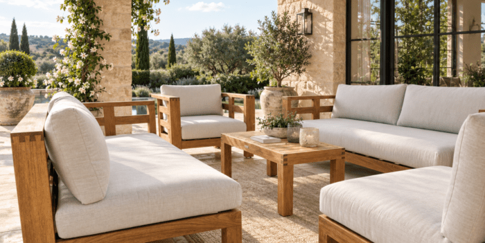 Outdoor Teak Armchair - 2