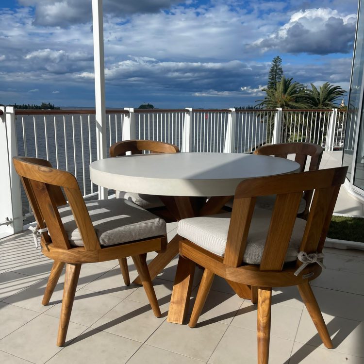 Teak Armless Dining Chair